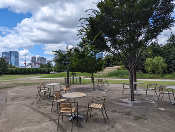Resting area around the event plaza of Shinagawa Season Terrace, Takanawa Gateway Station, Part 3