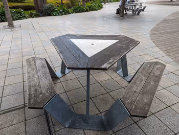 Resting area around the event plaza of Shinagawa Season Terrace, Takanawa Gateway Station, Part 2