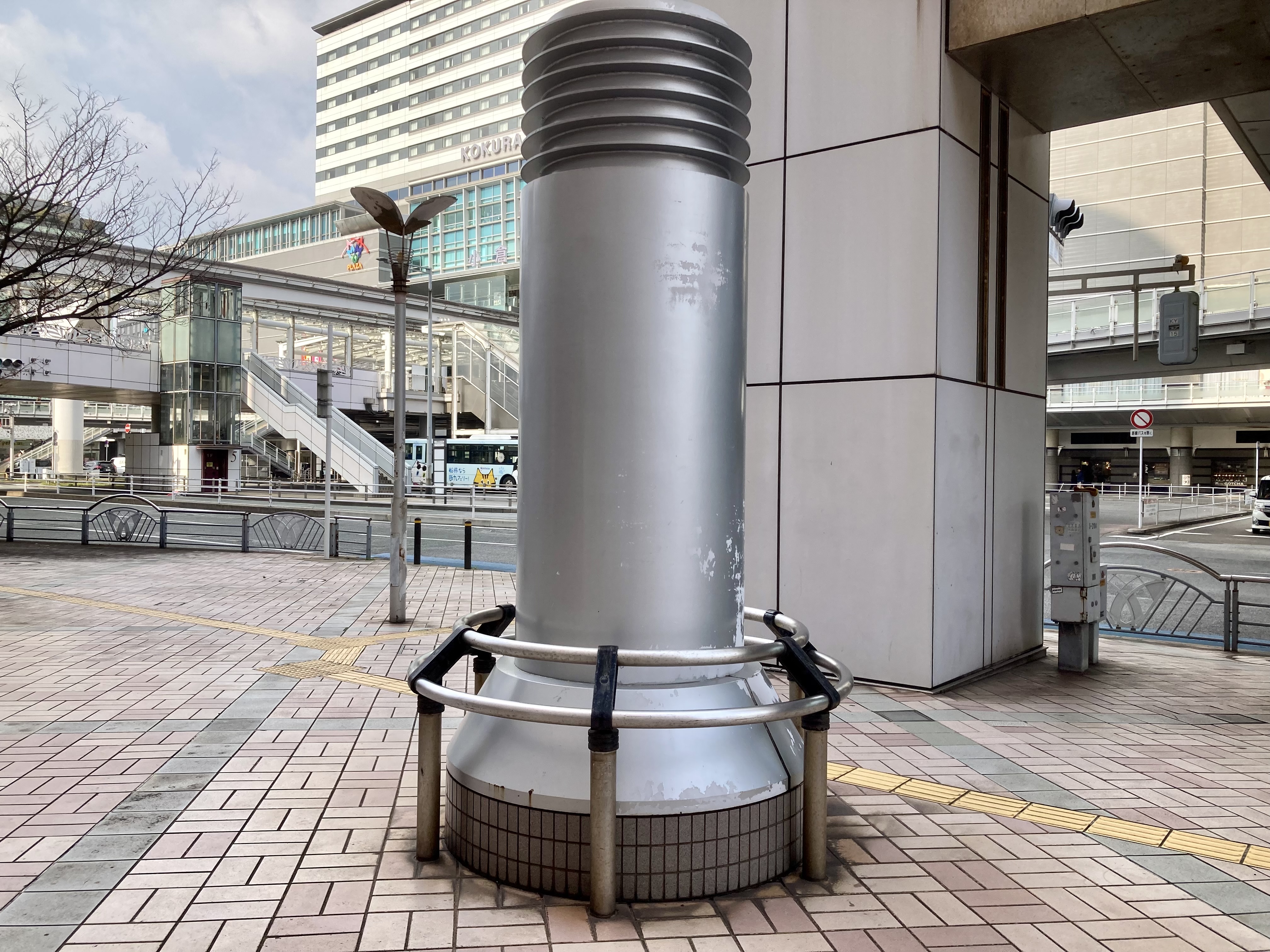 Photo of Kokura Station | Next to the elevator near the Kokura Station | Police Box Intersection | Rest Spot 1