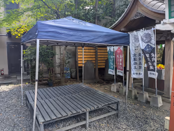 田無駅田無神社の休憩場所その3