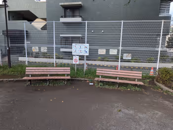 누마부쿠로역 누마부쿠로 니시 공원의 휴식 장소 그 2