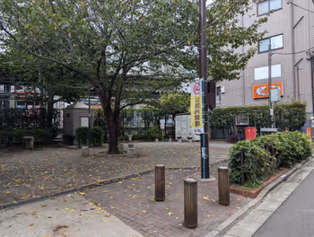 野方駅くるみ公園の休憩場所その1