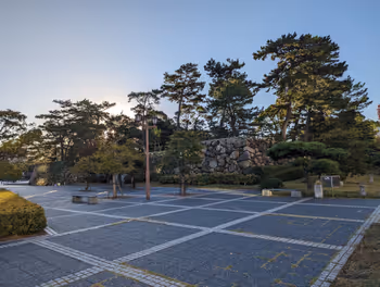 다카마쓰 짓코 역 다카마쓰 성터 타마모 공원 서문 앞 휴식 장소 그 4