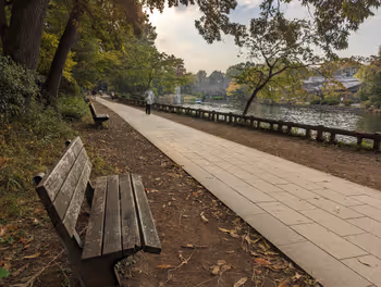 Rest Area 3 at Zelkova Plaza, Shakujii Park, Shakujii-koen Station