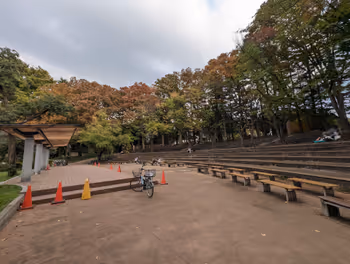 石神井公園車站石神井公園戶外舞台的休息場所其1