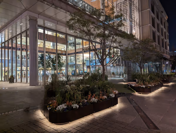 丸ビル横の写真2