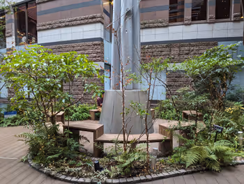 Rest area at Gion Station Canal City B1F, part 4