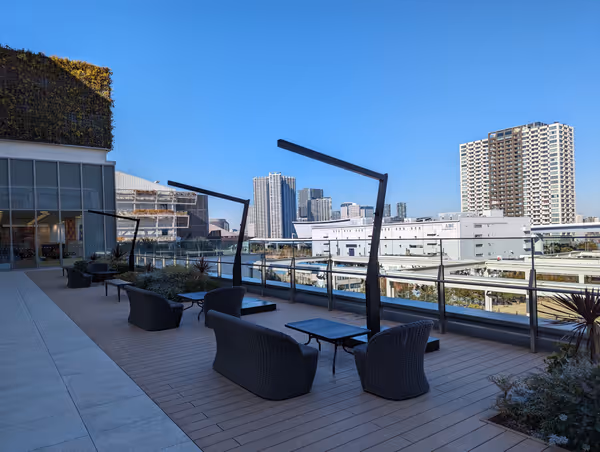 Photo of Ariake Station | Ariake Garden: Community Terrace · Wind Terrace | Rest Spot 6