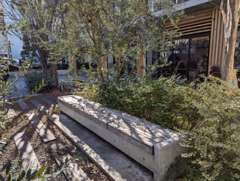 渋谷駅北谷公園の休憩場所その6