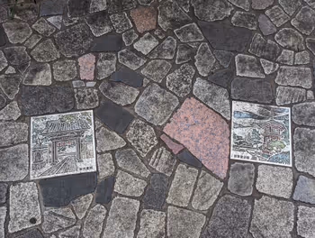 누마부쿠로역 마치카도 정원 벚꽃의 츠지 휴식 장소 그 4