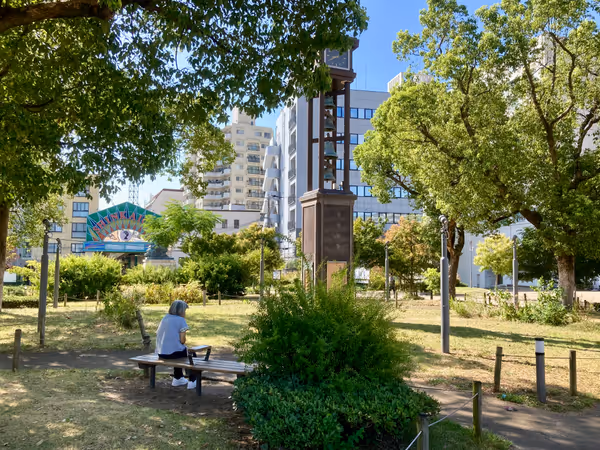 Photo of Minatogawa Park Station | Minatogawa Park Clock Tower and Great Kusunoki Statue Area | Rest Spot 4
