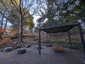 新江古田駅江古田の森公園の休憩場所その6