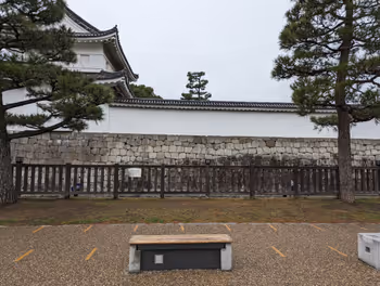 니조조마에역 니조조 히가시오테몬 앞 보도의 휴식 장소 2