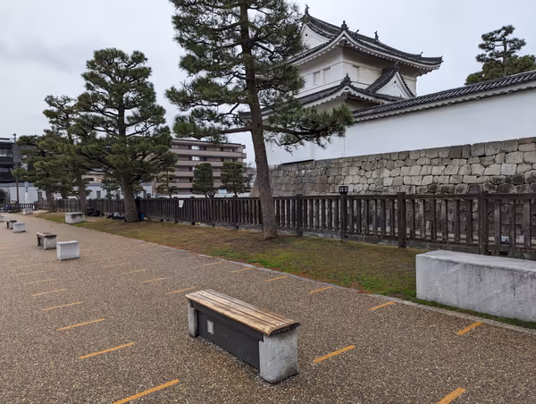 二条城 東大手門前歩道の写真1