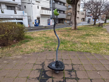 Rest area in Minatomachi Park, Shin-Kaichi Station, Part 7