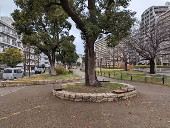 Rest area in Minatomachi Park, Shin-Kaichi Station, Part 9