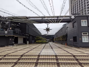 Rest area on the rooftop garden of Namba Station Osaka Takashimaya, part 5