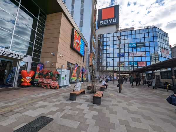 Photo of Hibari-ga-oka Station | South Exit Rotary, Seiyu side | Rest Spot 1