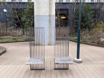 田町站新芝浦北運河綠地的休憩場所其五