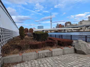 藏前站 藏前橋 隅田川沿岸 藏前側的休息處7