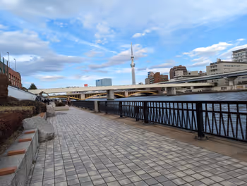 藏前站 藏前橋 隅田川沿岸 藏前側的休息處8