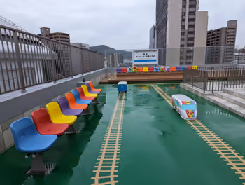 다카마쓰역 호빵맨 열차 광장의 휴식 장소 그 4