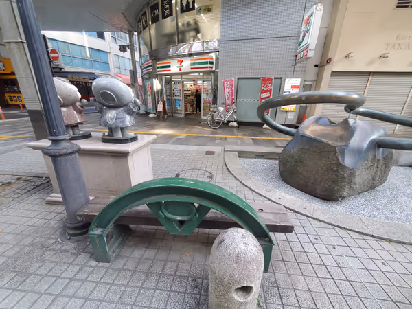 Photo of Kakogawa Station | In front of Seven-Eleven Verde Mall Kakogawa Store, Terakemachi Shopping Street | Rest Spot 2