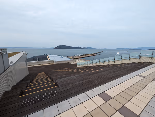 Photo of Takamatsu Station | Takamatsu Symbol Tower Hall Building Rooftop Plaza | Rest Spot 2
