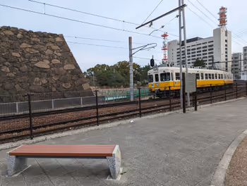 高松築港駅玉藻公園前 ことでん沿いの休憩場所その3