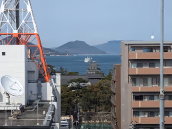 片原町站高松三越百货公司屋顶休息场所4