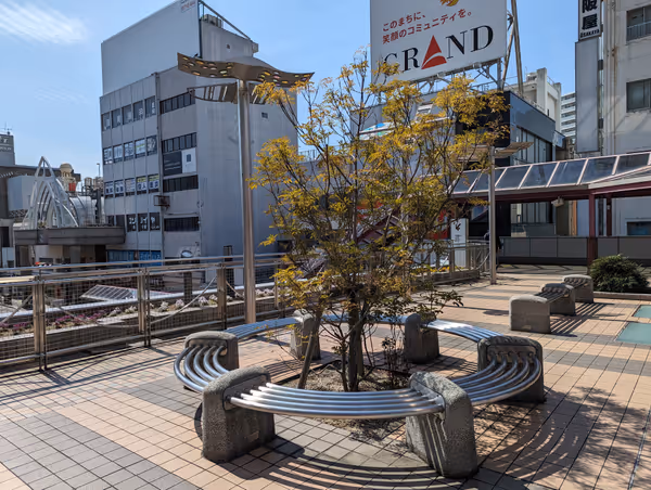 Photo of Kawaramachi Station | West Exit Deck | Rest Spot 1
