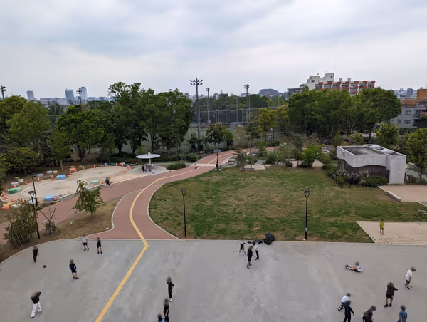 Photo of Numabukuro Station | Nakano City General Gymnasium Terrace | Rest Spot 4