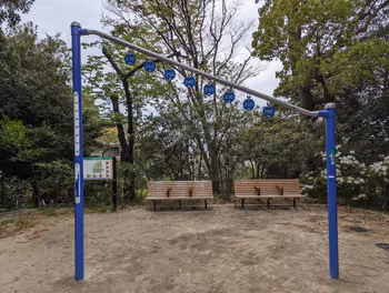 沼袋駅平和の森公園の休憩場所その8
