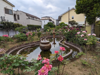 沼袋車站禪定院的休憩場所4