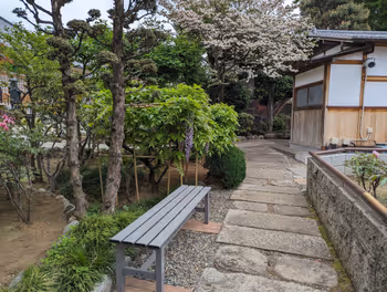 沼袋車站禪定院的休憩場所8