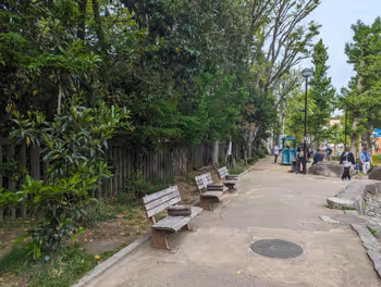 茗荷谷駅窪町東公園の休憩場所その9