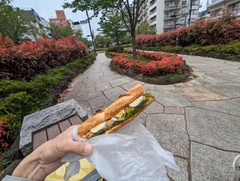 茗荷谷站播磨坂的休憩场所其九