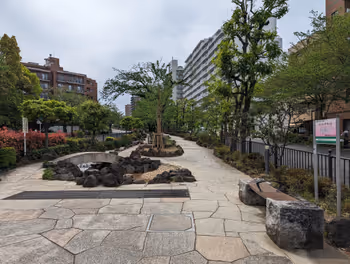 茗荷谷站播磨坂的休憩场所其七