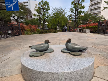 茗荷谷站播磨坂的休憩场所其八