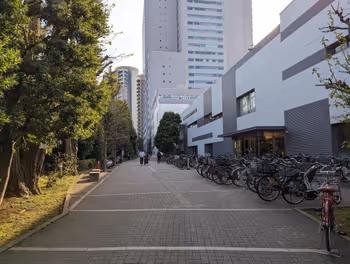 千石駅文京グリーンコート スポーツ施設棟付近の休憩場所その4