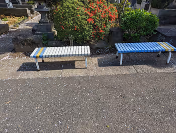 本駒込駅蓮光寺の休憩場所その2