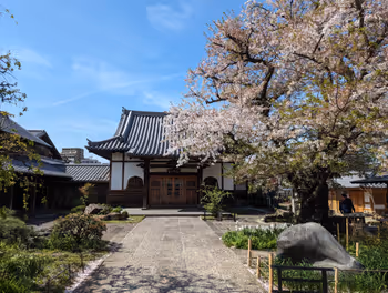 本駒込駅光源寺の休憩場所その1