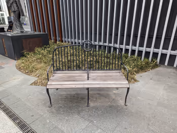 博多站博多站前广场的休息场所2