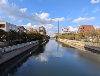 Rest Area near Kikkawa Station, Sarue-Bashi Bridge, near the Yaorei Jizo-son - Part 1