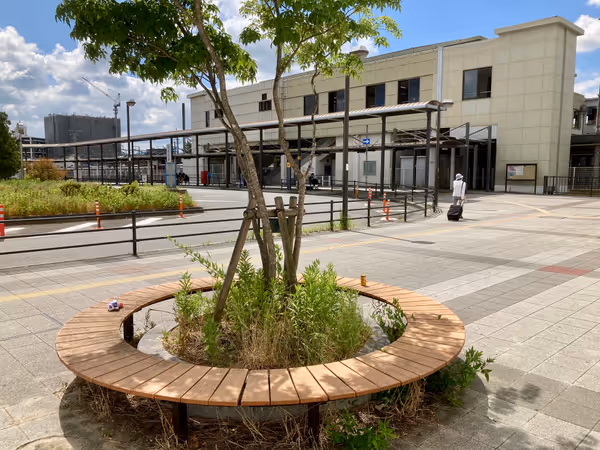 Photo of Mita Station | North Exit Side, in front of KONAMI Sports Club | Rest Spot 1