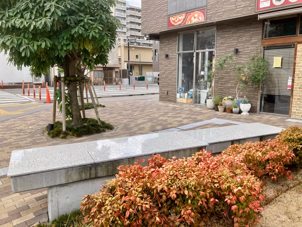 Photo of Mita Station | Planting area next to Heart City in front of Rene Mita Station | Rest Spot 4