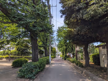 櫻新町車站新町南公園的休憩場所其1