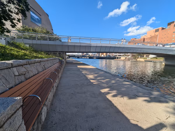 柴川 鷗外橋付近の写真4