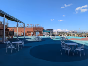 Rest area at Heiwadori Station Sky Park, part 9