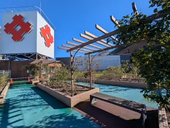 Rest area at Heiwadori Station Sky Park, part 5